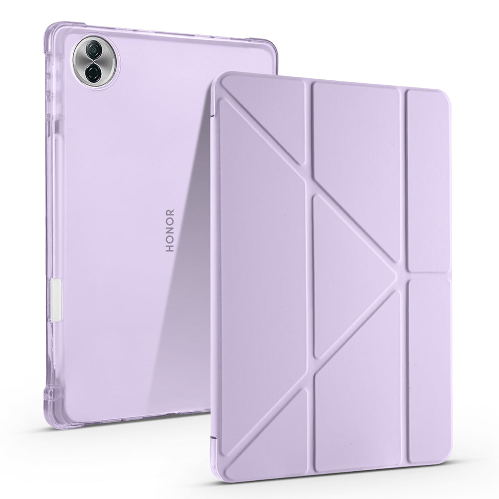 Honor Pad 10 12.1 Kılıf Zore Tri Folding Kalem Bölmeli Standlı Kılıf