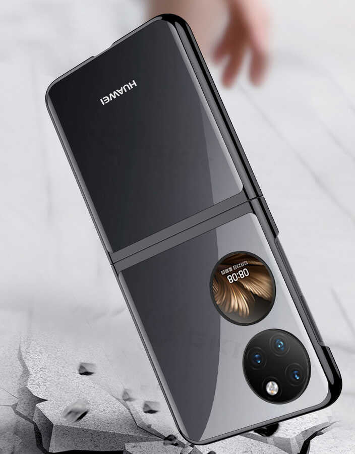 Huawei P50 Pocket Kılıf Zore Kıpta Kapak