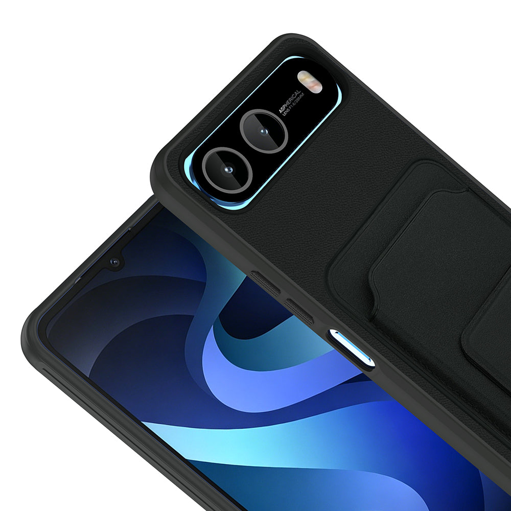 İnfinix Hot 60i 5G Kılıf Kartlıklı TPU Zore Bikart Kapak