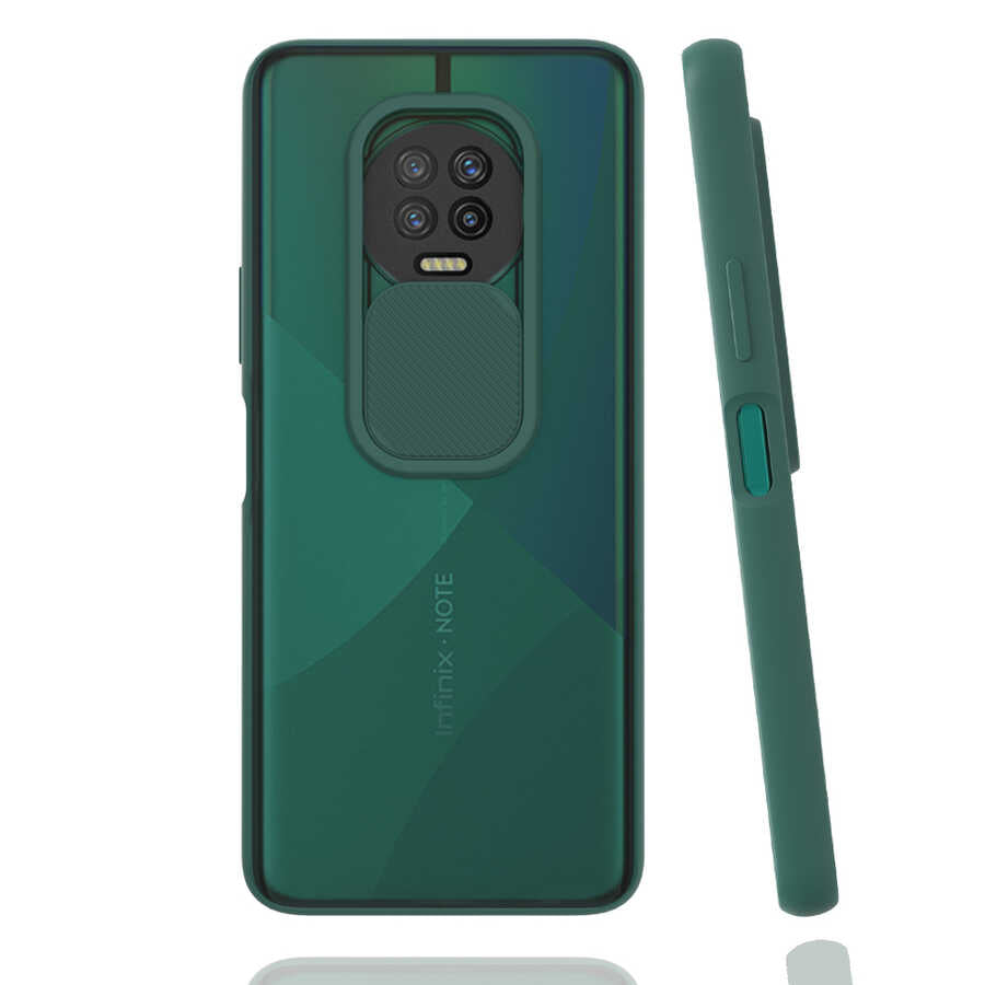 İnfinix Note 7 Kılıf Zore Lensi Kapak