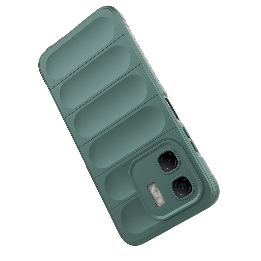 İnfinix Smart 9 Kılıf Esnek TPU Oyuklu Arka Yüzey Tasarımlı Zore Etnik Silikon Kapak