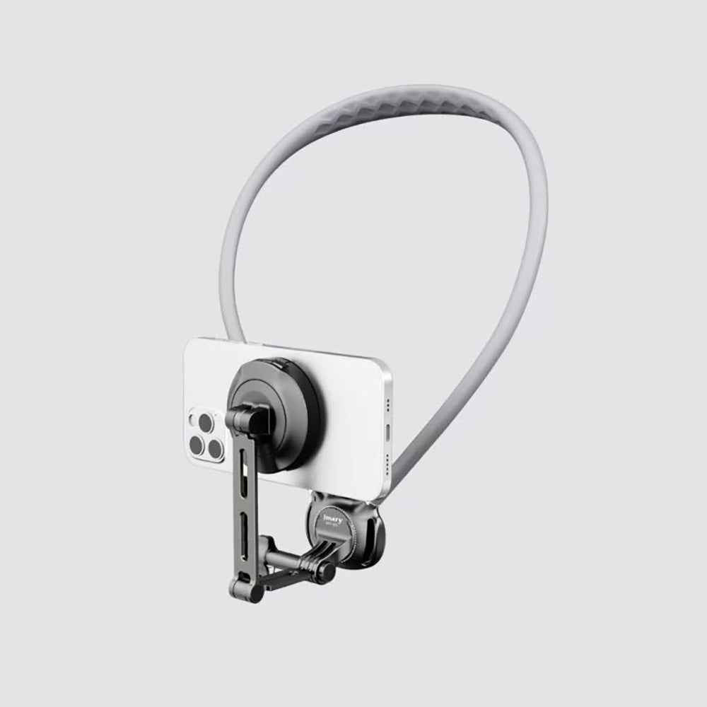 Jmary MG-03 2in1 Eller Serbest Magnetik Boyun Askılı Telefon Tutucu