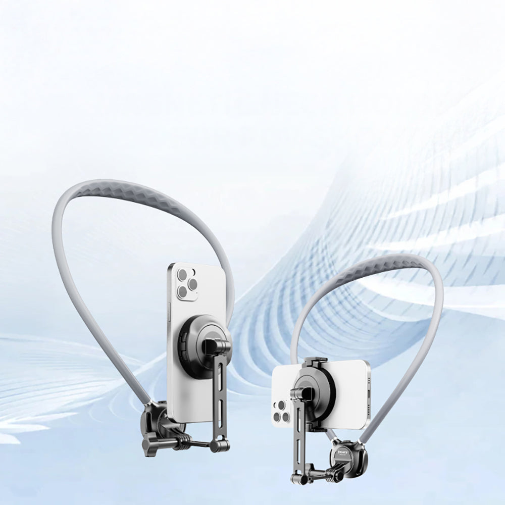 Jmary MG-03 2in1 Eller Serbest Magnetik Boyun Askılı Telefon Tutucu