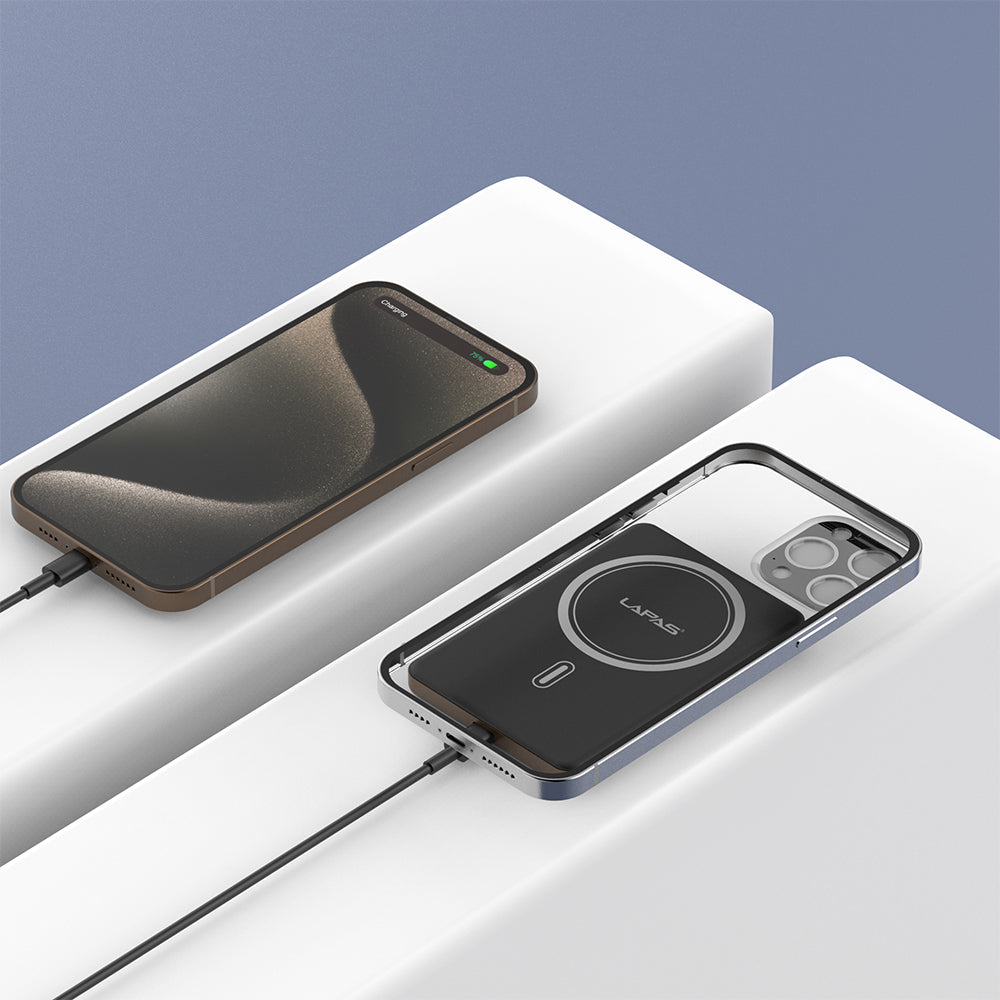 Lapas LP-PW003 Ultra İnce Hızlı Şarj Özellikli Wireless Powerbank 5000mAh 15W
