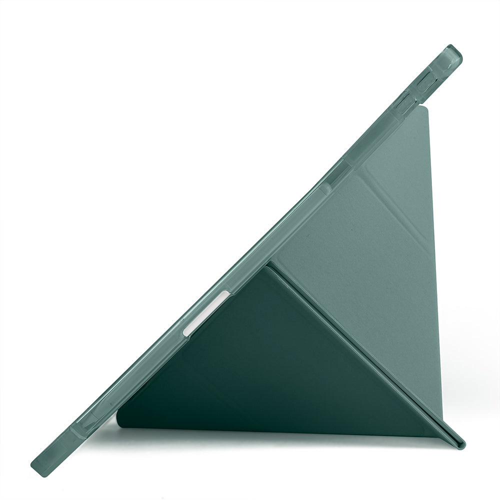 Lenovo Idea Tab Plus 12.1 Kılıf Zore Tri Folding Kalem Bölmeli Standlı Kılıf