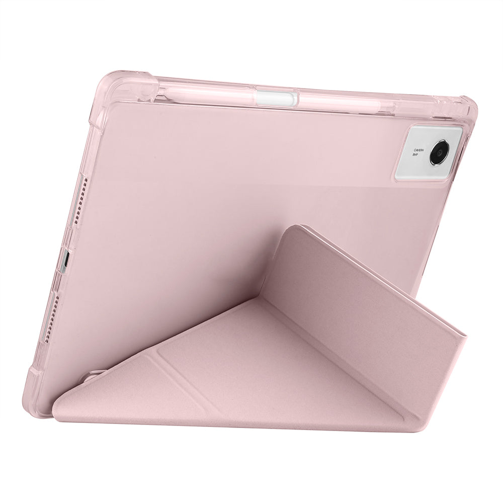 Lenovo Idea Tab Plus 12.1 Kılıf Zore Tri Folding Kalem Bölmeli Standlı Kılıf