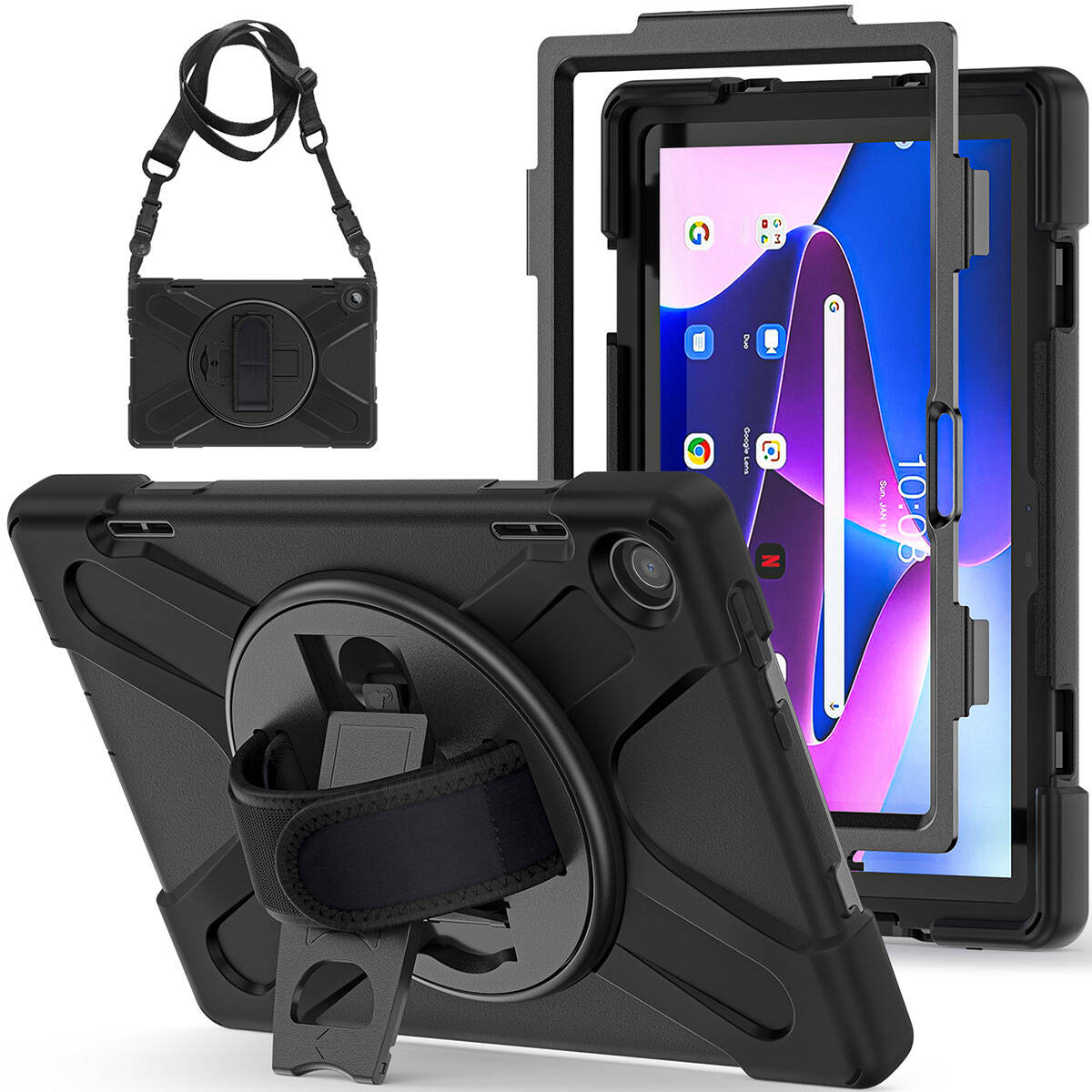 Lenovo Tab M10 TB-328F 3. Jenerasyon Zore Defender Tablet Silikon