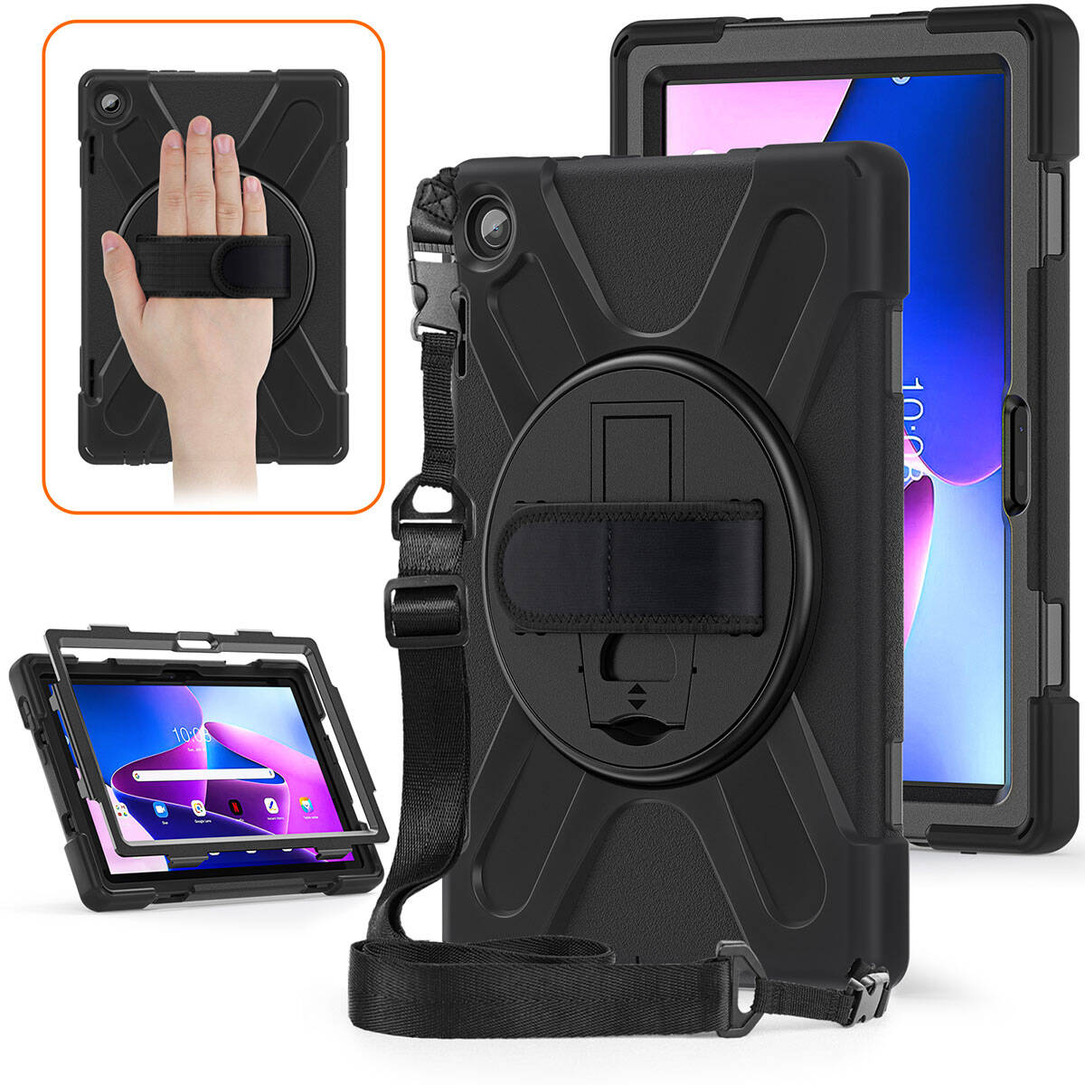 Lenovo Tab M10 TB-328F 3. Jenerasyon Zore Defender Tablet Silikon