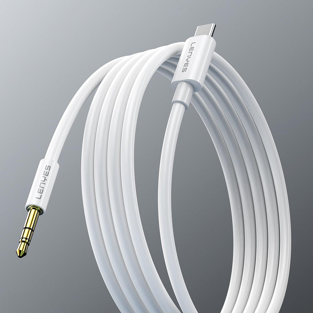 Lenyes AX102 Type-C to 3.5mm AUX Audio Kablo 1M