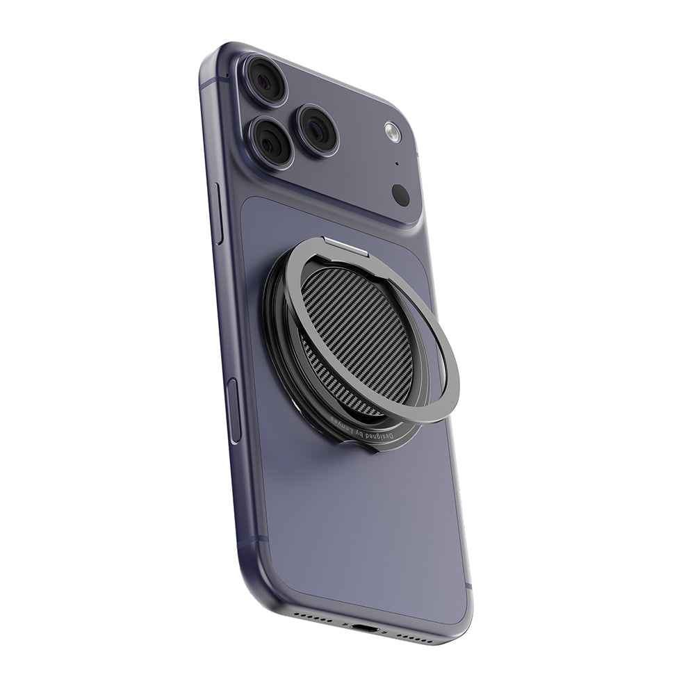 Lenyes CR212 Aramid Fiber 360 Derece Dönebilen Magnetik Ring Stand Telefon Tutucu