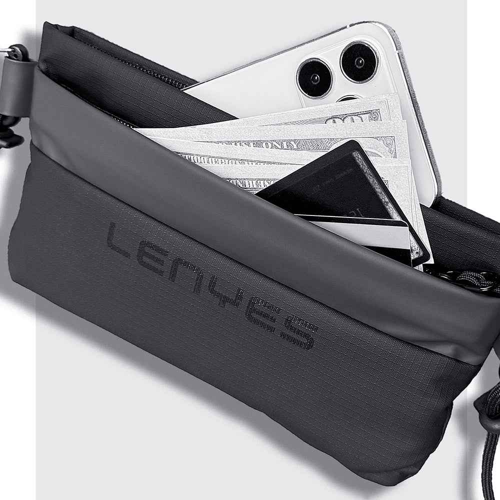 Lenyes LB564 Dreamer Waist Serisi Su Geçirmez Deri Tasarımlı Bel Çantası