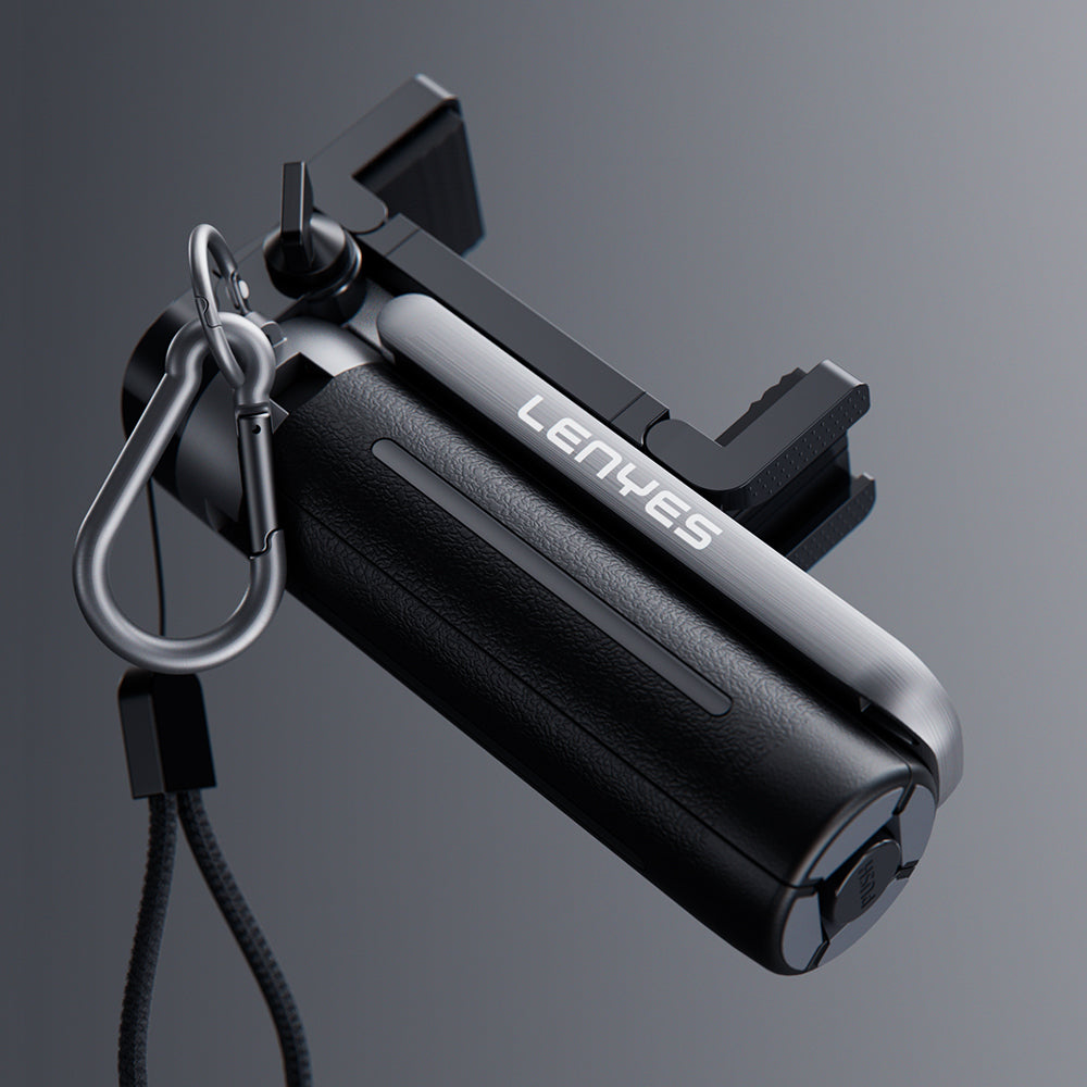 Lenyes LPH112 Dolgu Işıklı 360 Derece Dönebilen 3in1 Selfie Çubuğu ve Tripod