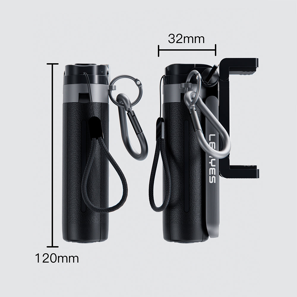 Lenyes LPH112 Dolgu Işıklı 360 Derece Dönebilen 3in1 Selfie Çubuğu ve Tripod