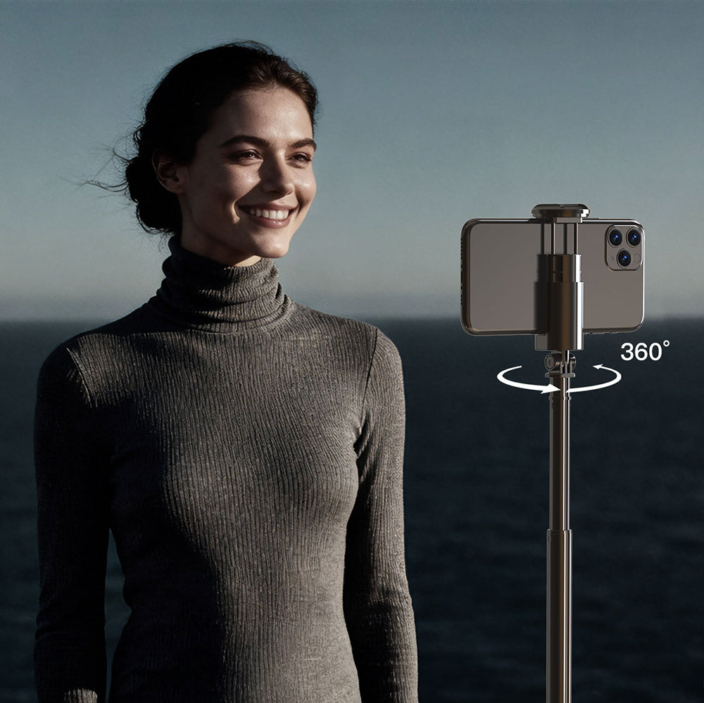 Lenyes LPH127 360 Dönebilen Bluetooth Kumandalı Tripod ve Selfie Çubuğu