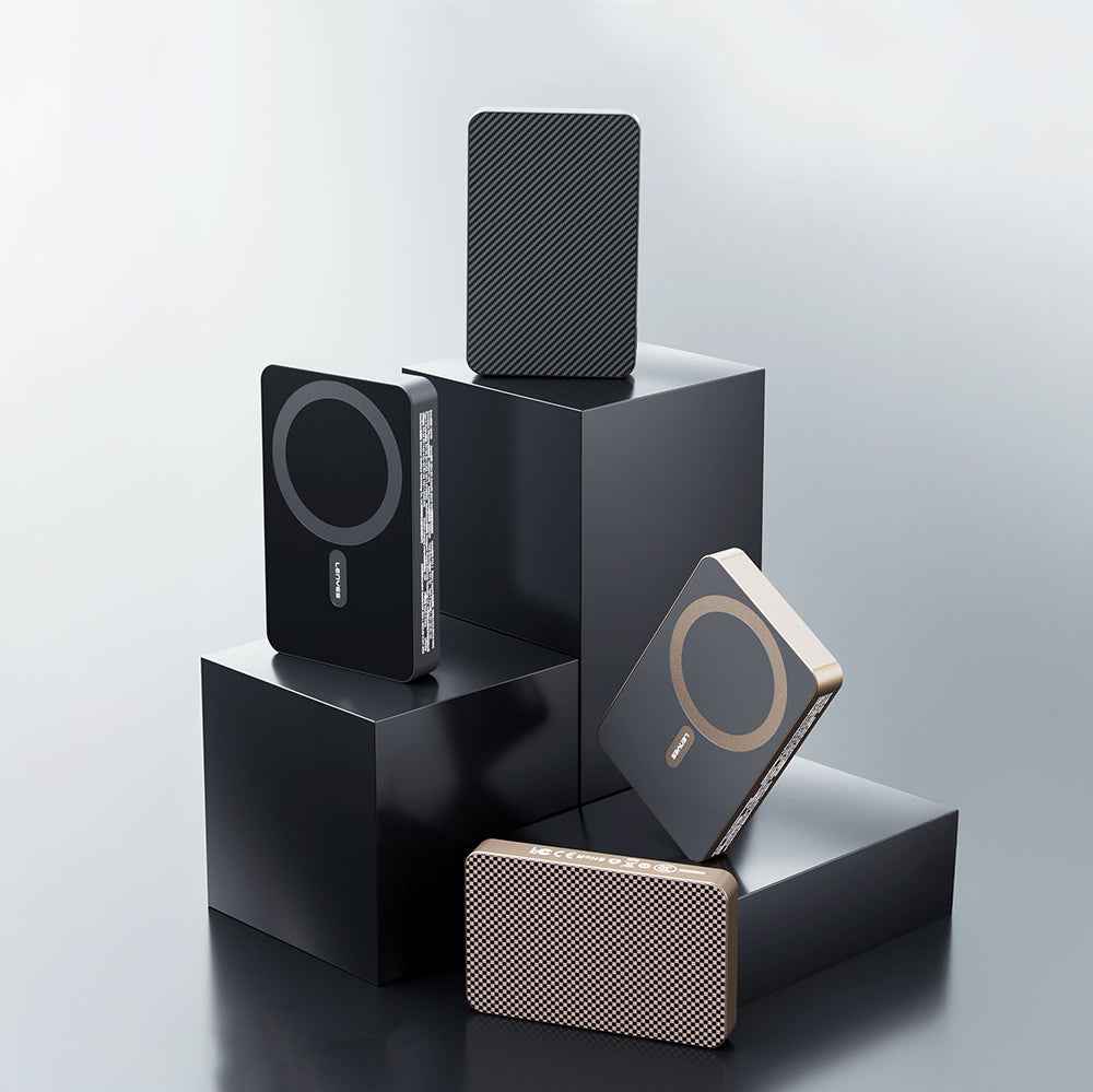 Lenyes P32 M-safe Şarj Özellikli Aramid Fiber Powerbank 15W 5000mAh