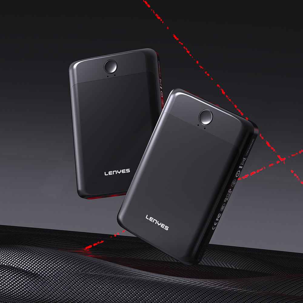 Lenyes PW1008D PD 20W LED Ekranlı Yapay Zeka Destekli Ultra İnce Wireless Powerbank 15W 10.000mAh