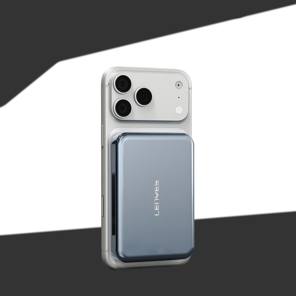 Lenyes PW1011D Ultra İnce LED Göstergeli Wireless Powerbank 15W 10000mAh