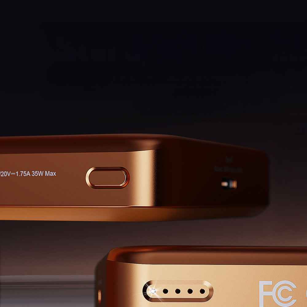 Lenyes PW1018D 35W Dijital LED Göstergeli Qi2 Teknolojili Wireless Powerbank 25W 10000mAh