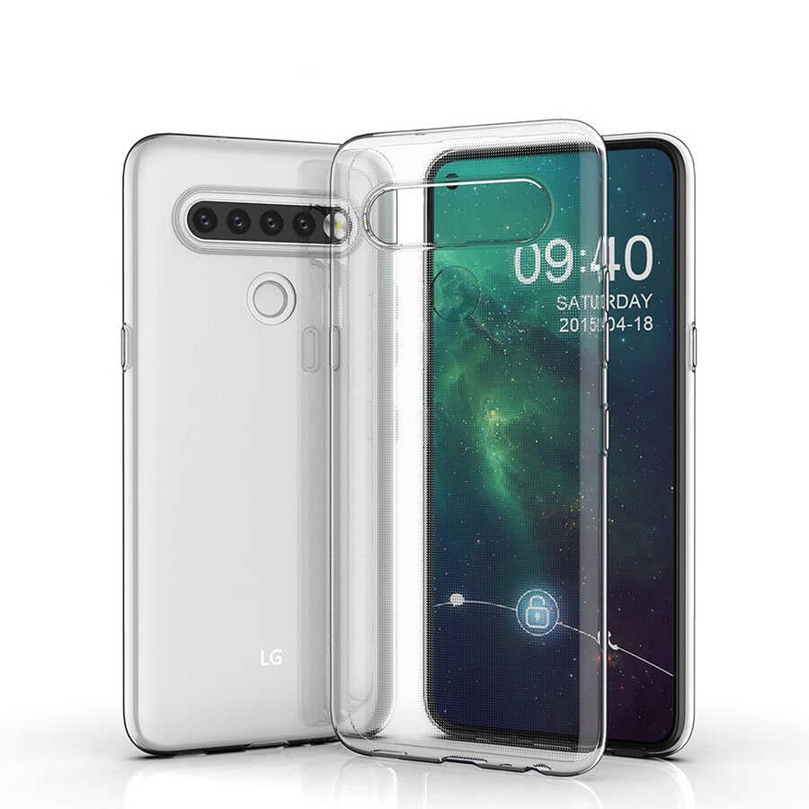 LG K61 Kılıf Zore Süper Silikon Kapak