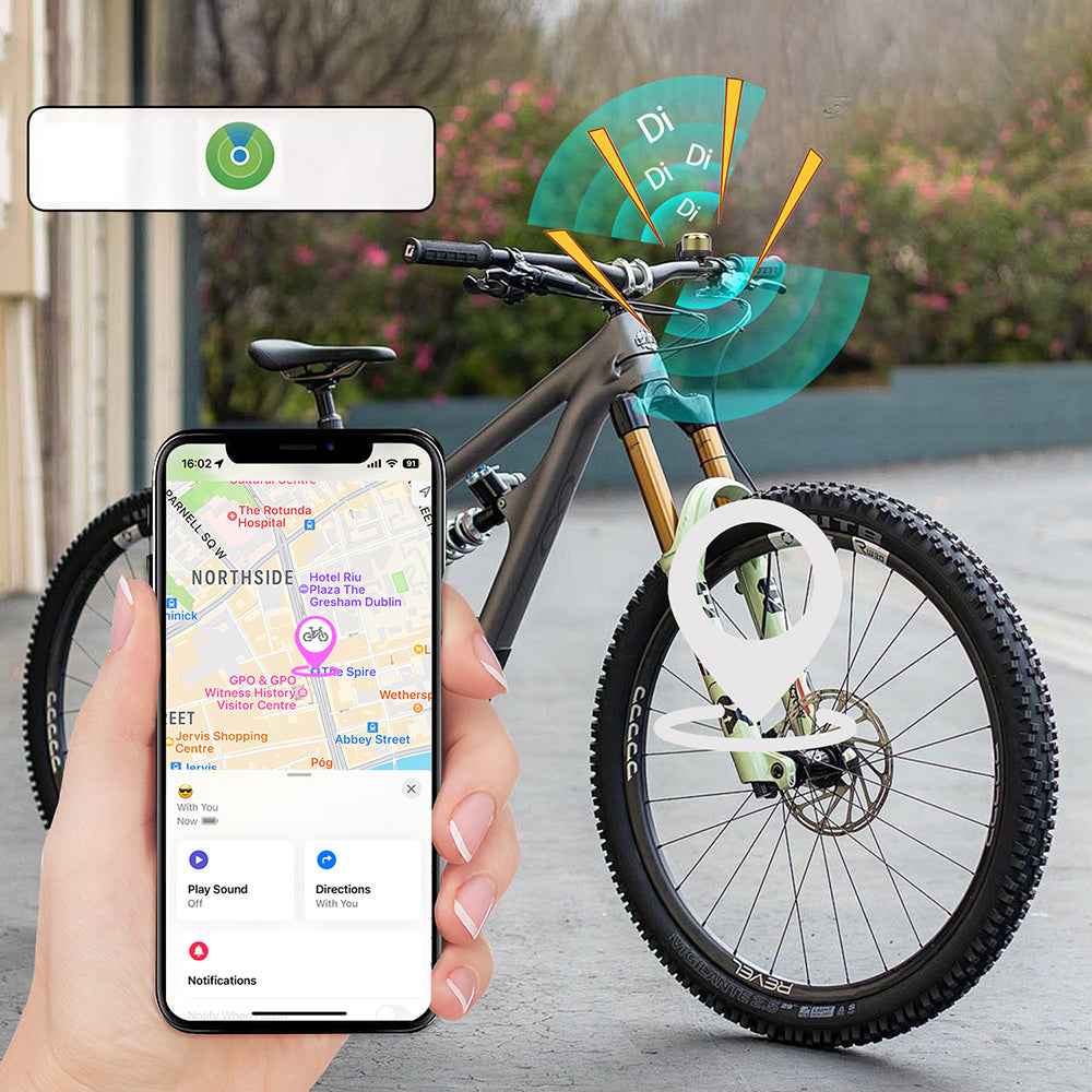 Micflip P20 Akıllı Takip Cihazlı Bisiklet Zili