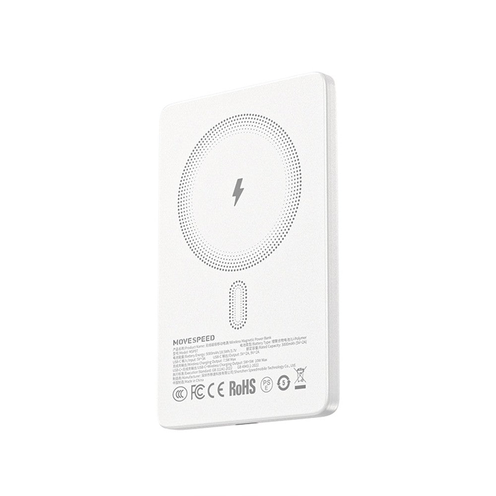 Movespeed MSP07 Ultra İnce Wireless M-safe Powerbank 18W 5000mAh