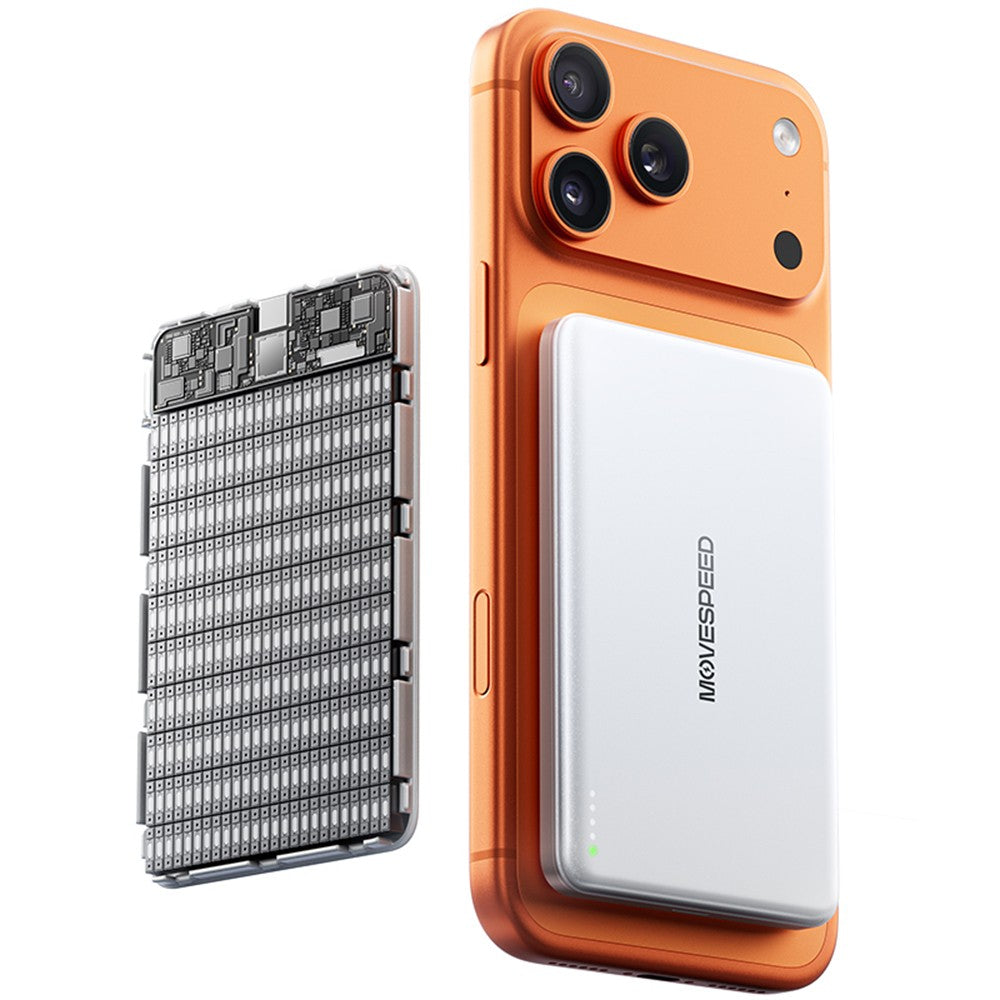 Movespeed MSP07 Ultra İnce Wireless M-safe Powerbank 18W 5000mAh