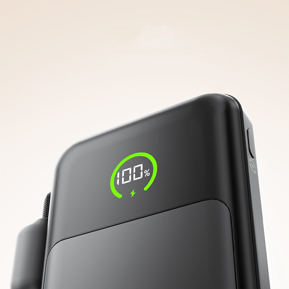 Movespeed MSP19 Dijital LED Göstergeli Type-C Kablolu Powerbank 22.5W 10.000mAh