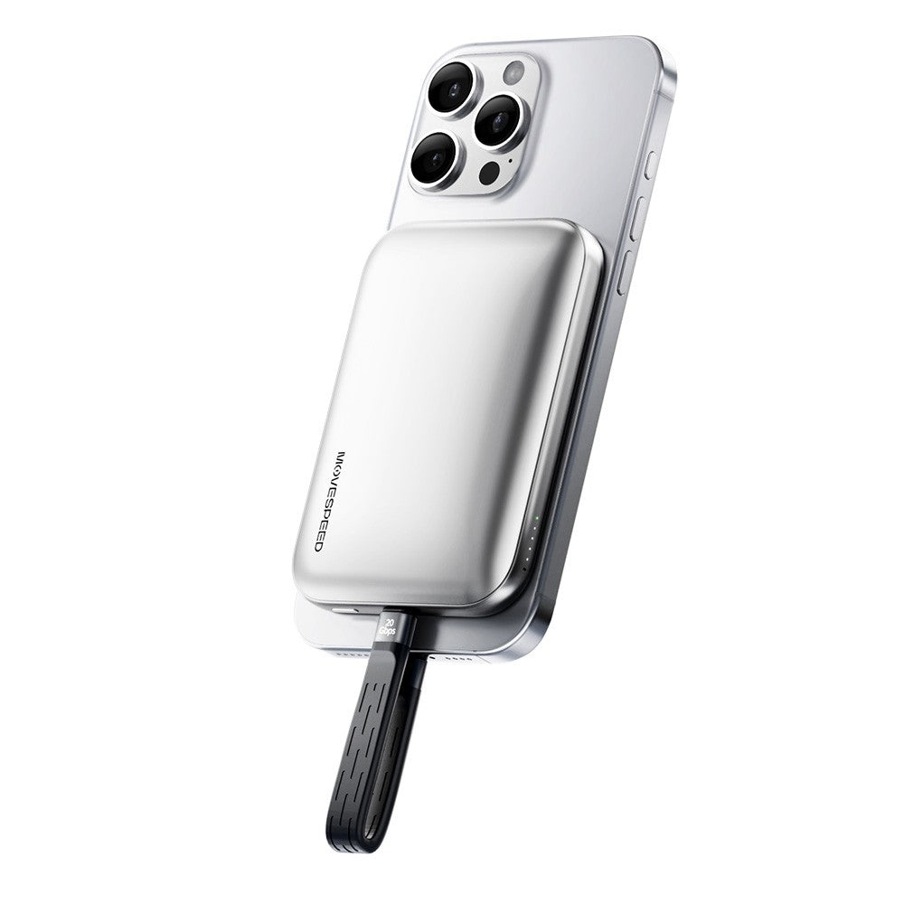Movespeed MSPD10 PSSD Powerbank Özellikli Manyetik 5000mAh 2in1 SSD 4K ProRes Destekli 1TB USB3.2 Taşınabilir Harici Disk