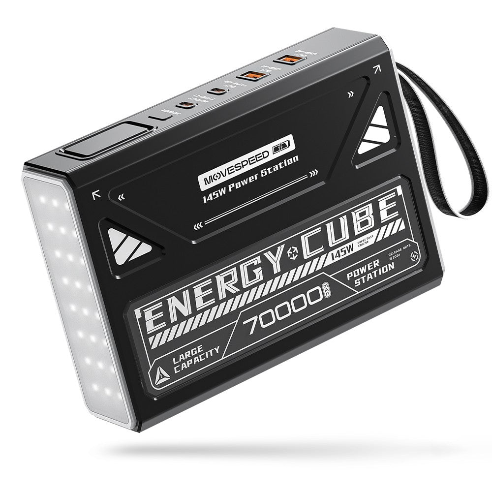 Movespeed YSPBZ70 Pro Max Hızlı Şarj Özellikli Dijital LED Göstergeli Powerbank 145W 70.000mAh