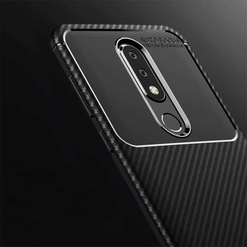 Nokia 5.1 Plus Kılıf Zore Negro Silikon Kapak