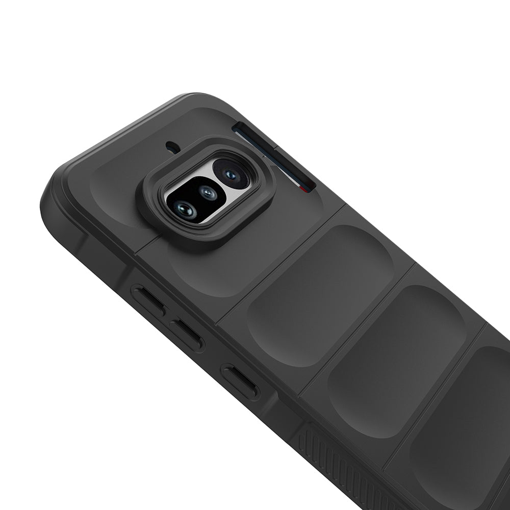 Nothing Phone 4A Kılıf Esnek TPU Oyuklu Arka Yüzey Tasarımlı Zore Etnik Silikon Kapak