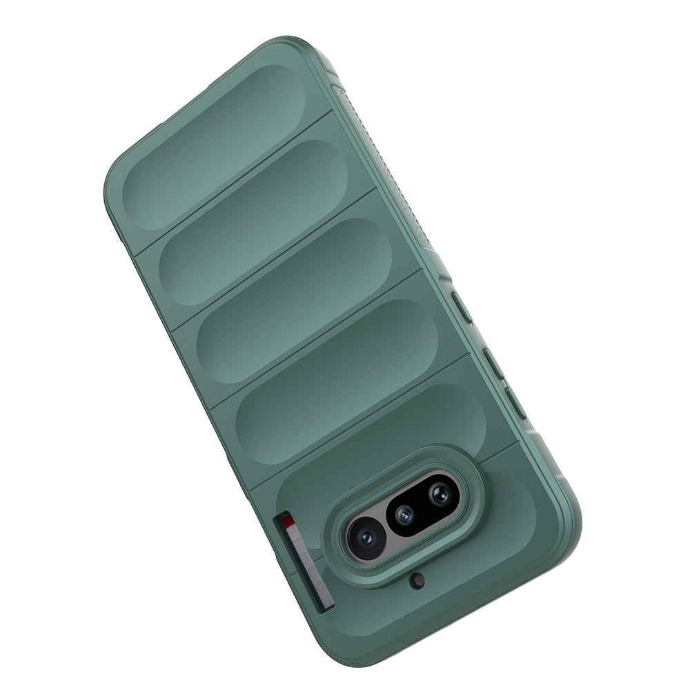 Nothing Phone 4A Kılıf Esnek TPU Oyuklu Arka Yüzey Tasarımlı Zore Etnik Silikon Kapak