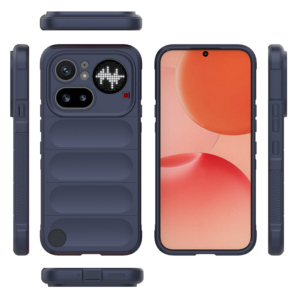 Nothing Phone 4A Pro Kılıf Esnek TPU Oyuklu Arka Yüzey Tasarımlı Zore Etnik Silikon Kapak