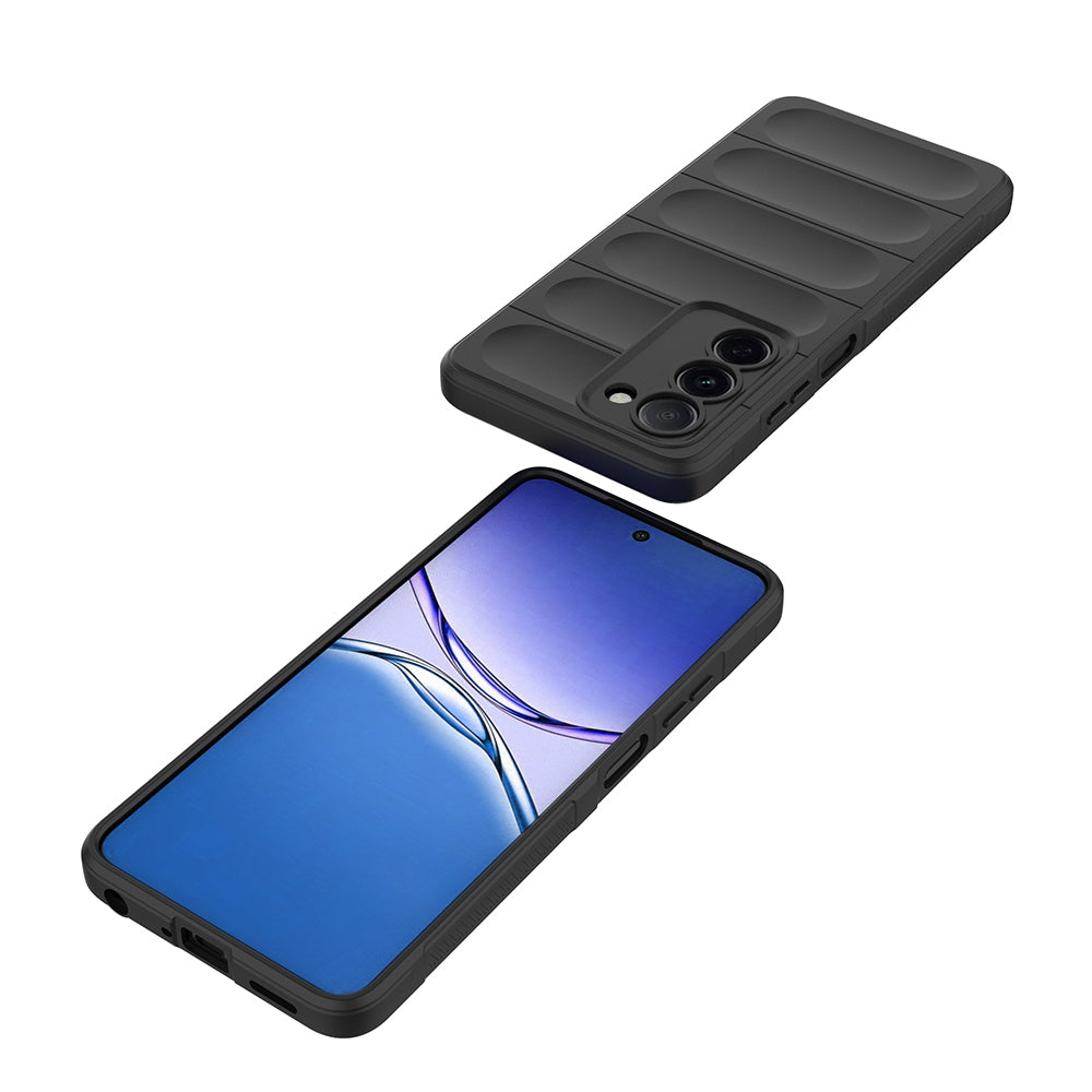 Oppo A5 Kılıf Esnek TPU Oyuklu Arka Yüzey Tasarımlı Zore Etnik Silikon Kapak