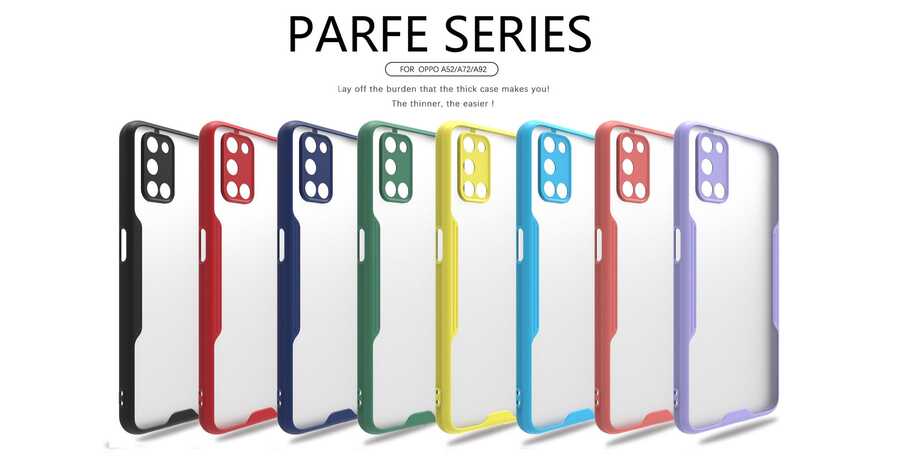 Oppo A52 Kılıf Zore Parfe Kapak
