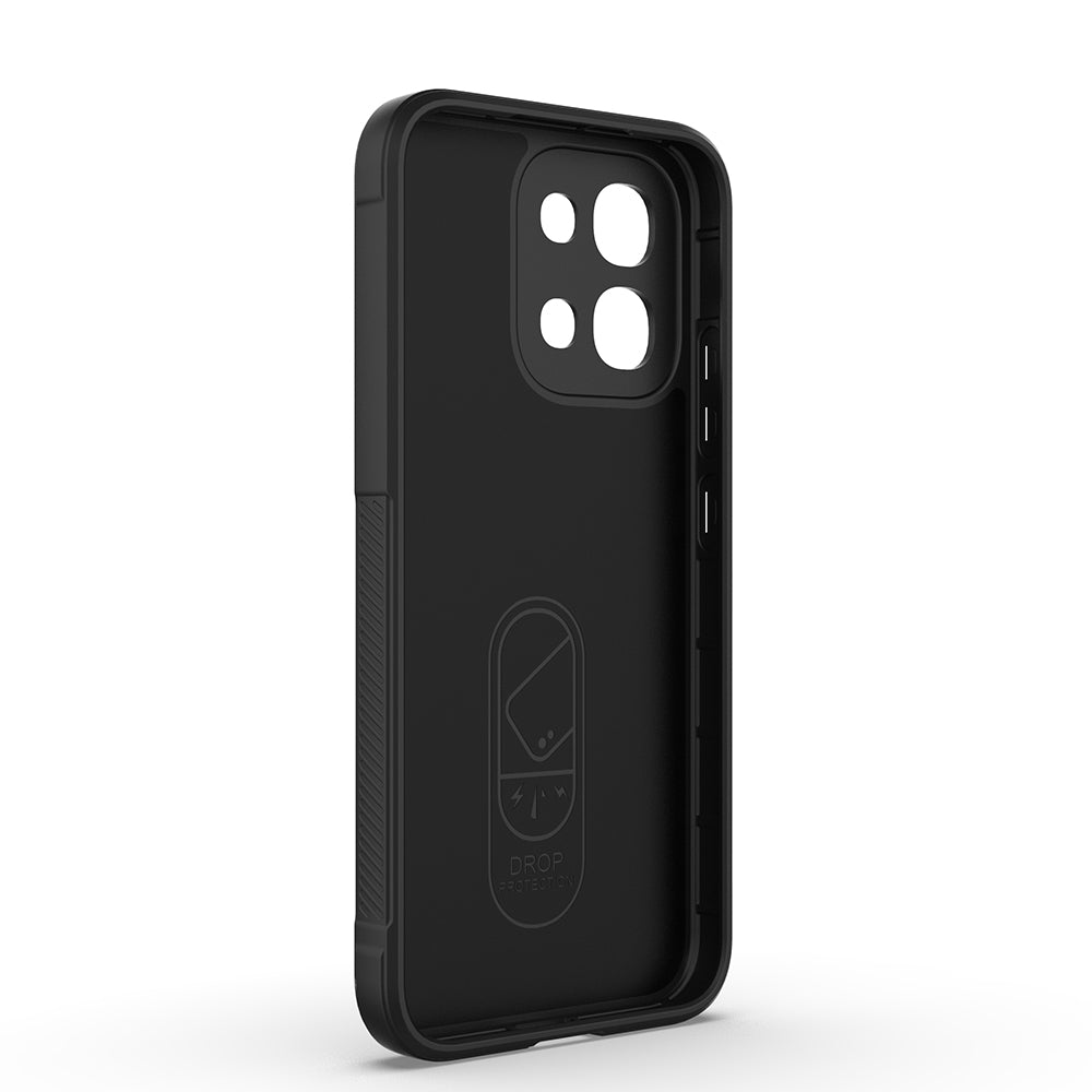 Oppo A6 Pro Kılıf Esnek TPU Oyuklu Arka Yüzey Tasarımlı Zore Etnik Silikon Kapak