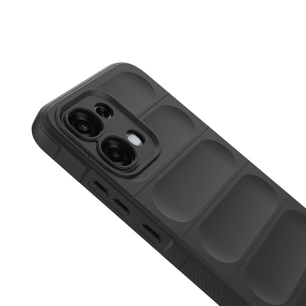 Oppo A6 Pro Kılıf Esnek TPU Oyuklu Arka Yüzey Tasarımlı Zore Etnik Silikon Kapak