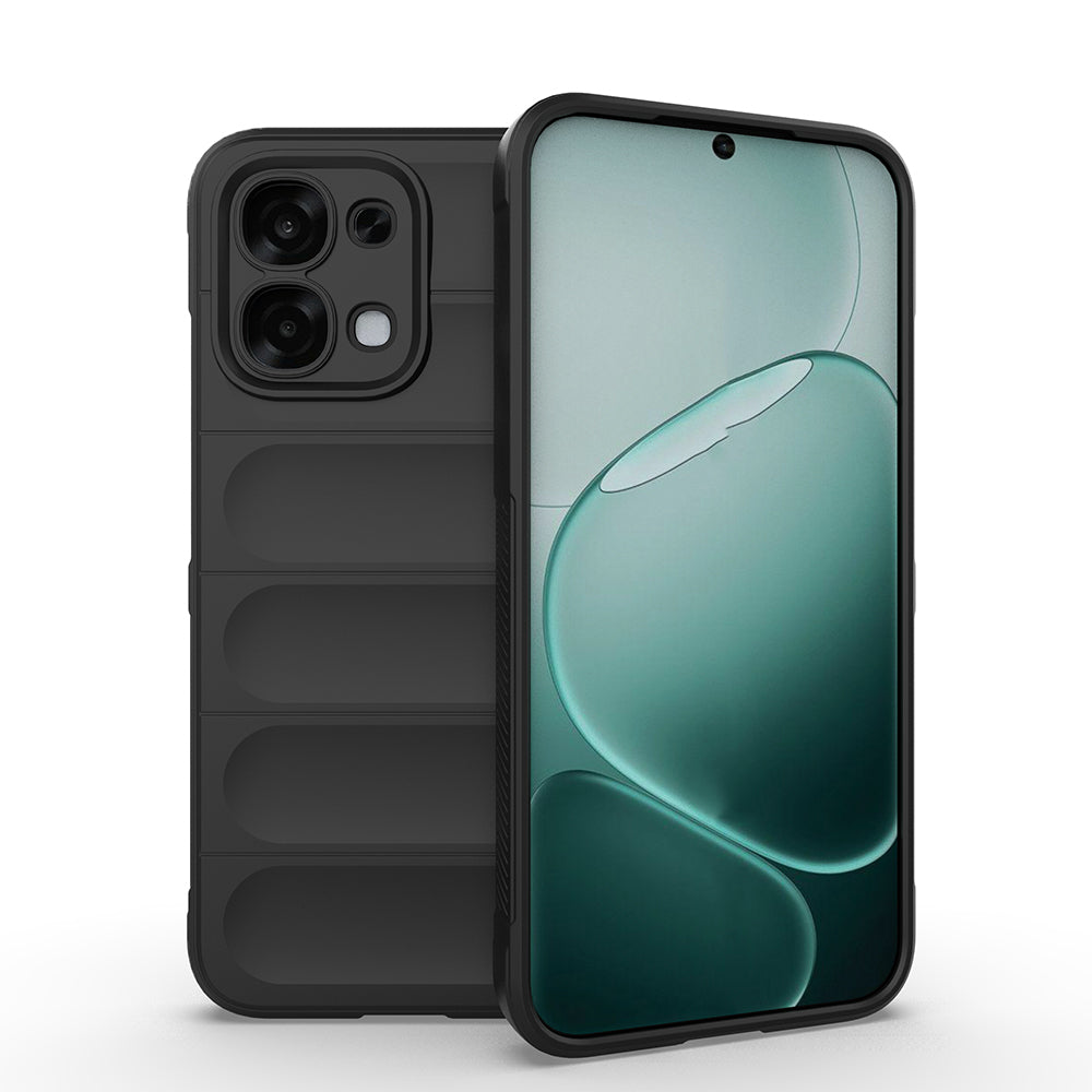 Oppo A6 Pro Kılıf Esnek TPU Oyuklu Arka Yüzey Tasarımlı Zore Etnik Silikon Kapak