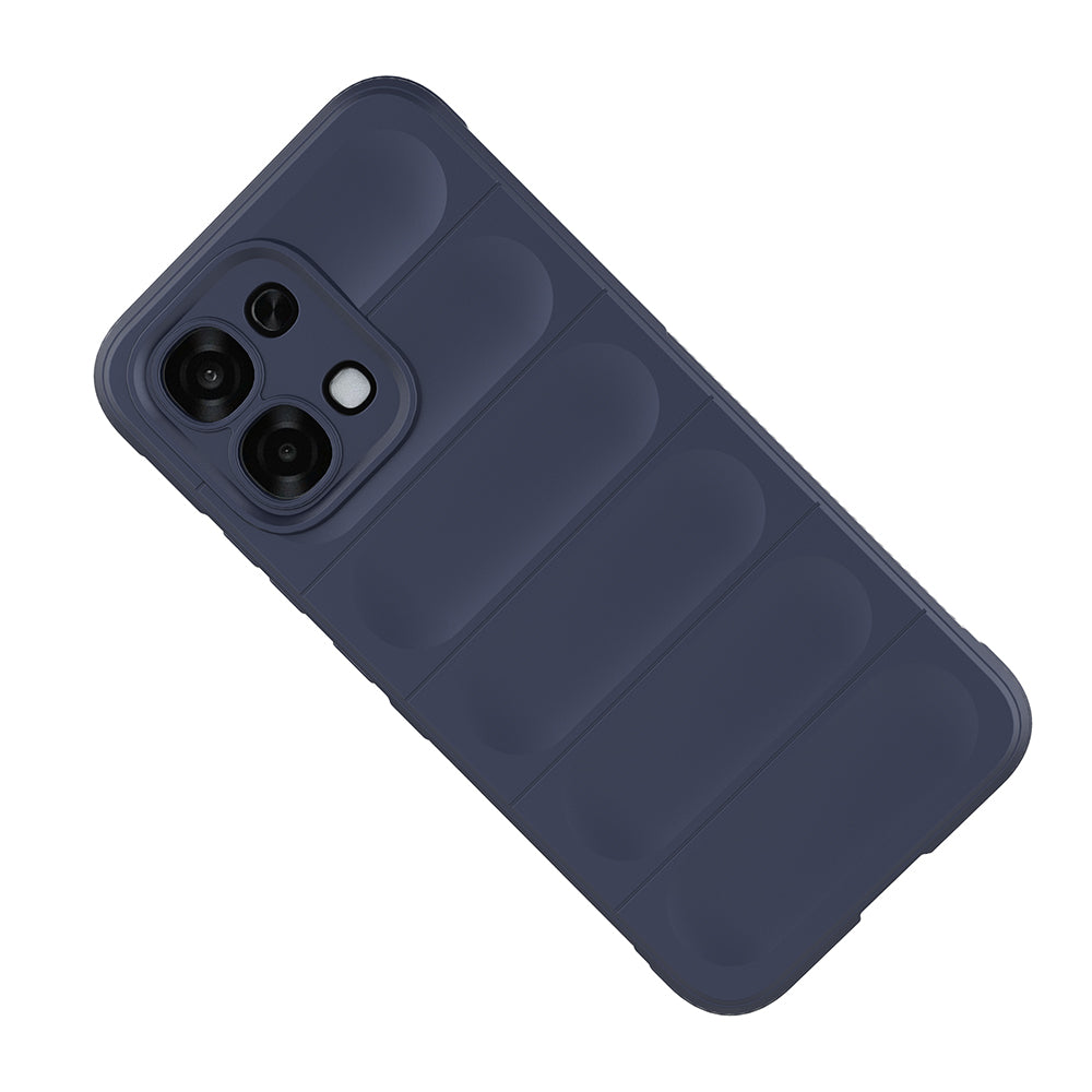 Oppo A6 Pro Kılıf Esnek TPU Oyuklu Arka Yüzey Tasarımlı Zore Etnik Silikon Kapak