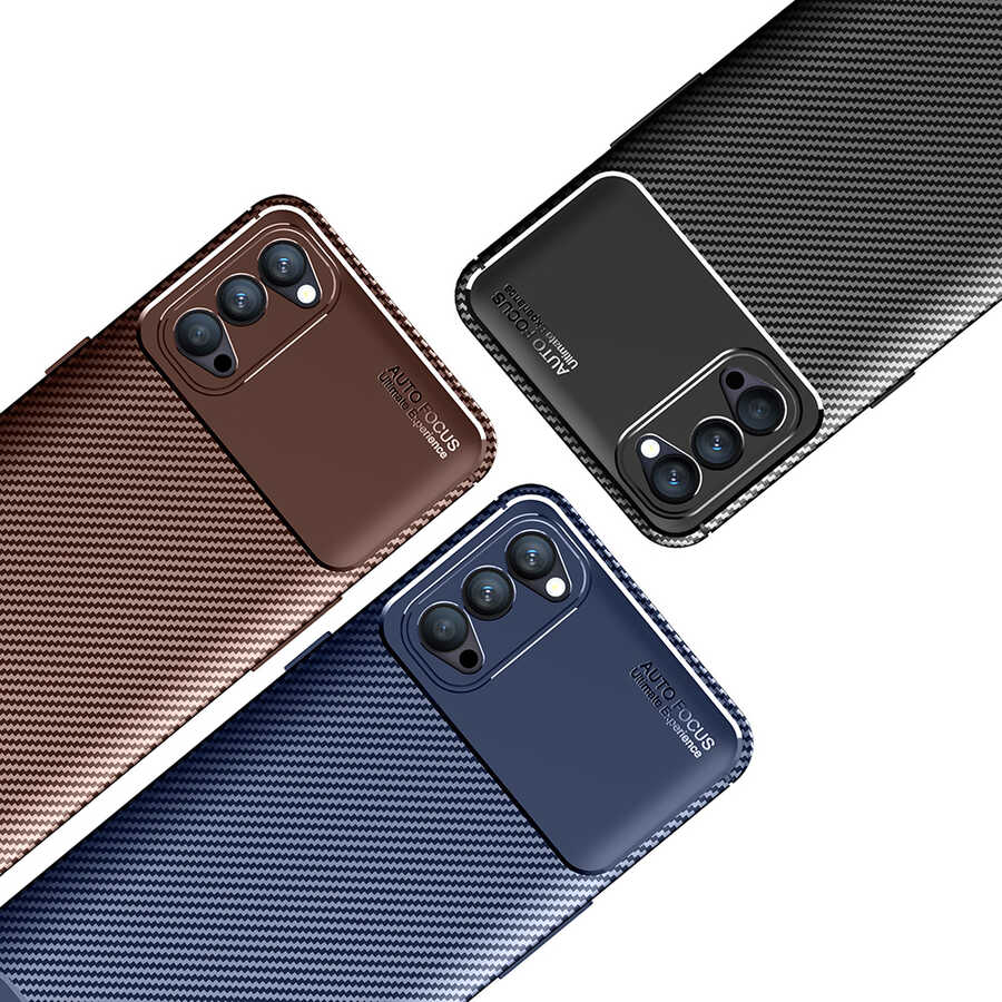 Oppo Reno 4 Kılıf Zore Negro Silikon Kapak