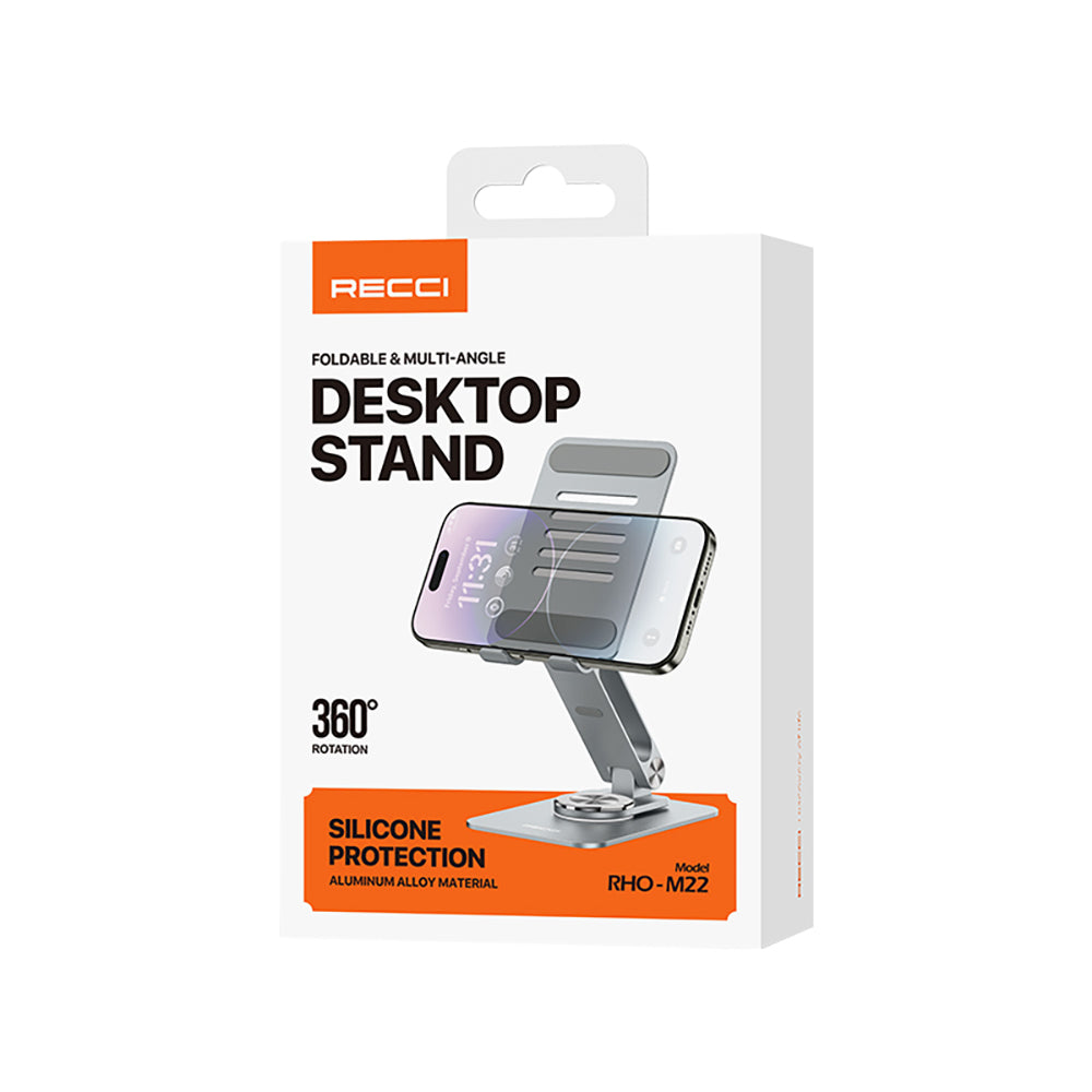 Recci RHO-M22 Ayarlanabilir Katlanabilir 360 Derece Dönebilen Telefon ve Tablet Standı