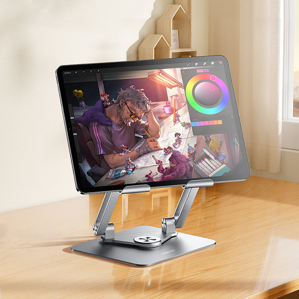 Recci RHO-M23 Ayarlanabilir Katlanabilir 360 Derece Dönebilen Tablet Standı