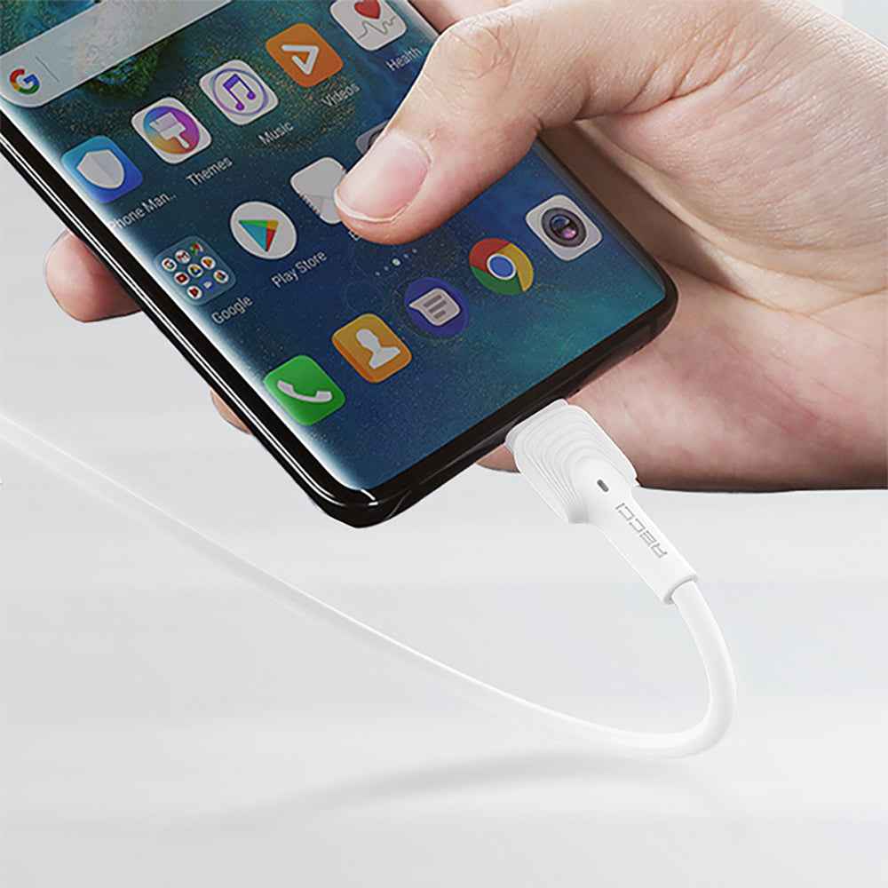 Recci RTC-N26C USB-A to Type-C Hızlı Şarj Özellikli Data ve Şarj Kablosu 1M