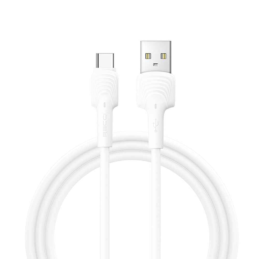 Recci RTC-N26C USB-A to Type-C Hızlı Şarj Özellikli Data ve Şarj Kablosu 1M