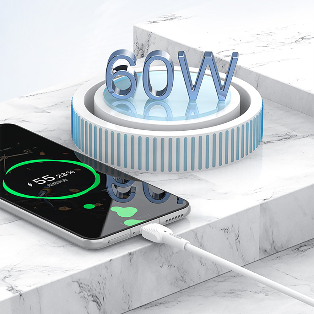 Recci RTC- N26CC Type-C to Type-C PD Hızlı Şarj Özellikli Data ve Şarj Kablosu 60W 1M