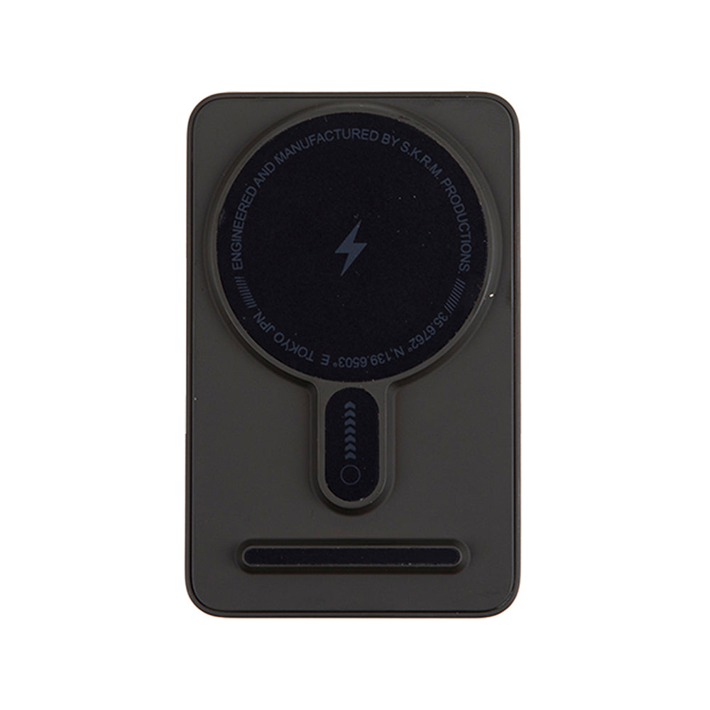 SkinArma Spunk Taşınabilir Wireless Şarj ve PD Hızlı Şarj Özellikli Powerbank 15W 5000mAh