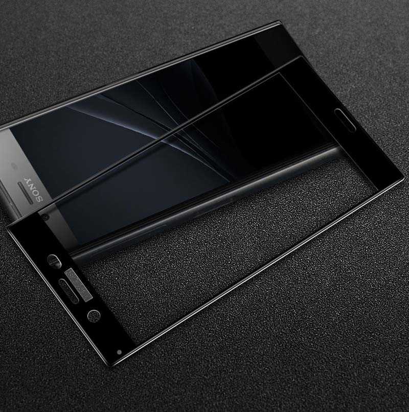 Sony Xperia XZ1 Zore Ekranı Tam Kaplayan Düz Cam Koruyucu