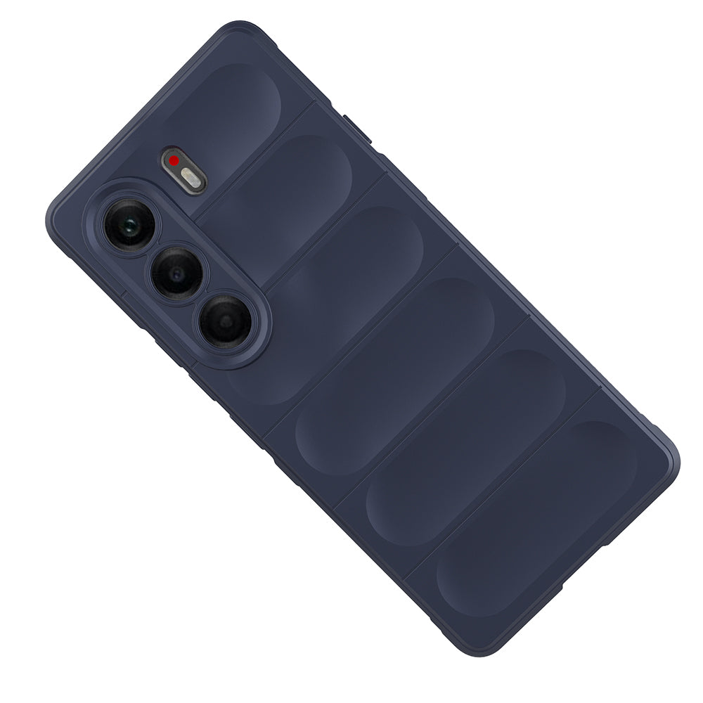 Tecno Camon 40 Pro Kılıf Esnek TPU Oyuklu Arka Yüzey Tasarımlı Zore Etnik Silikon Kapak