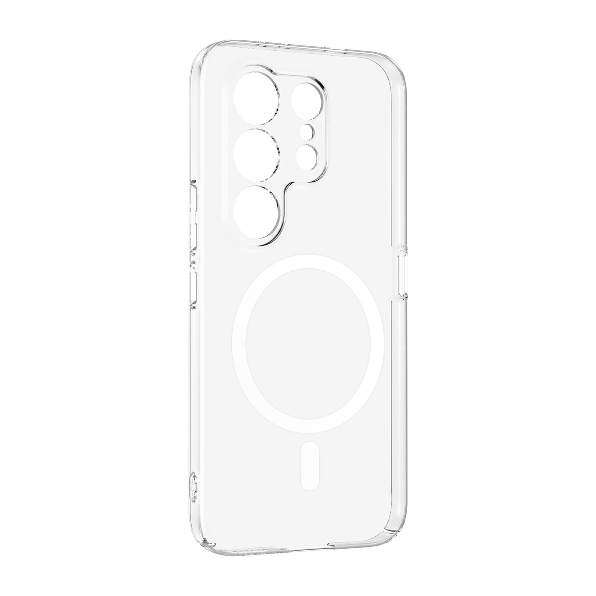 Tecno Camon 50 Kamera Korumalı M-Safe Şarj Özellikli Şeffaf Zore London Sert PC Kapak