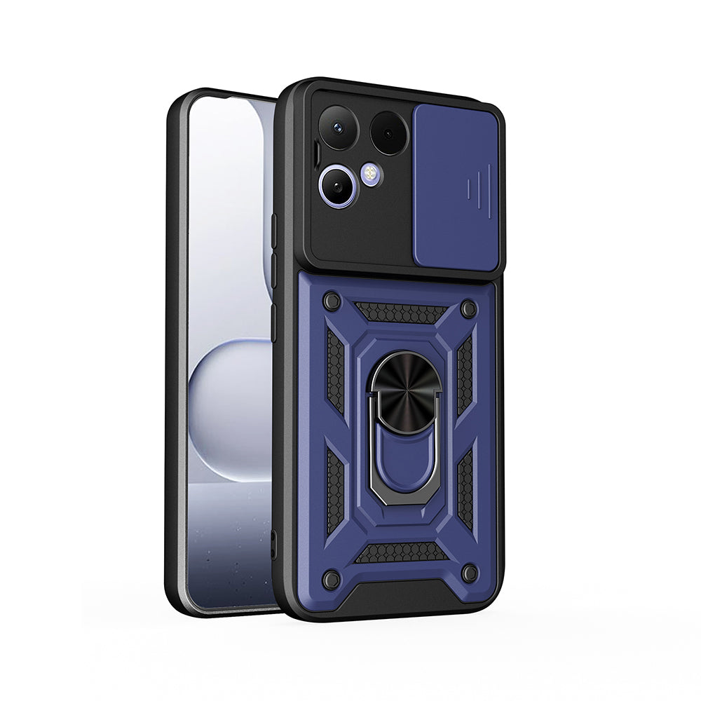 Tecno Pova Curve 2 Kılıf Magnetik Standlı Kamera Korumalı Zore Sürgülü Vega Kapak
